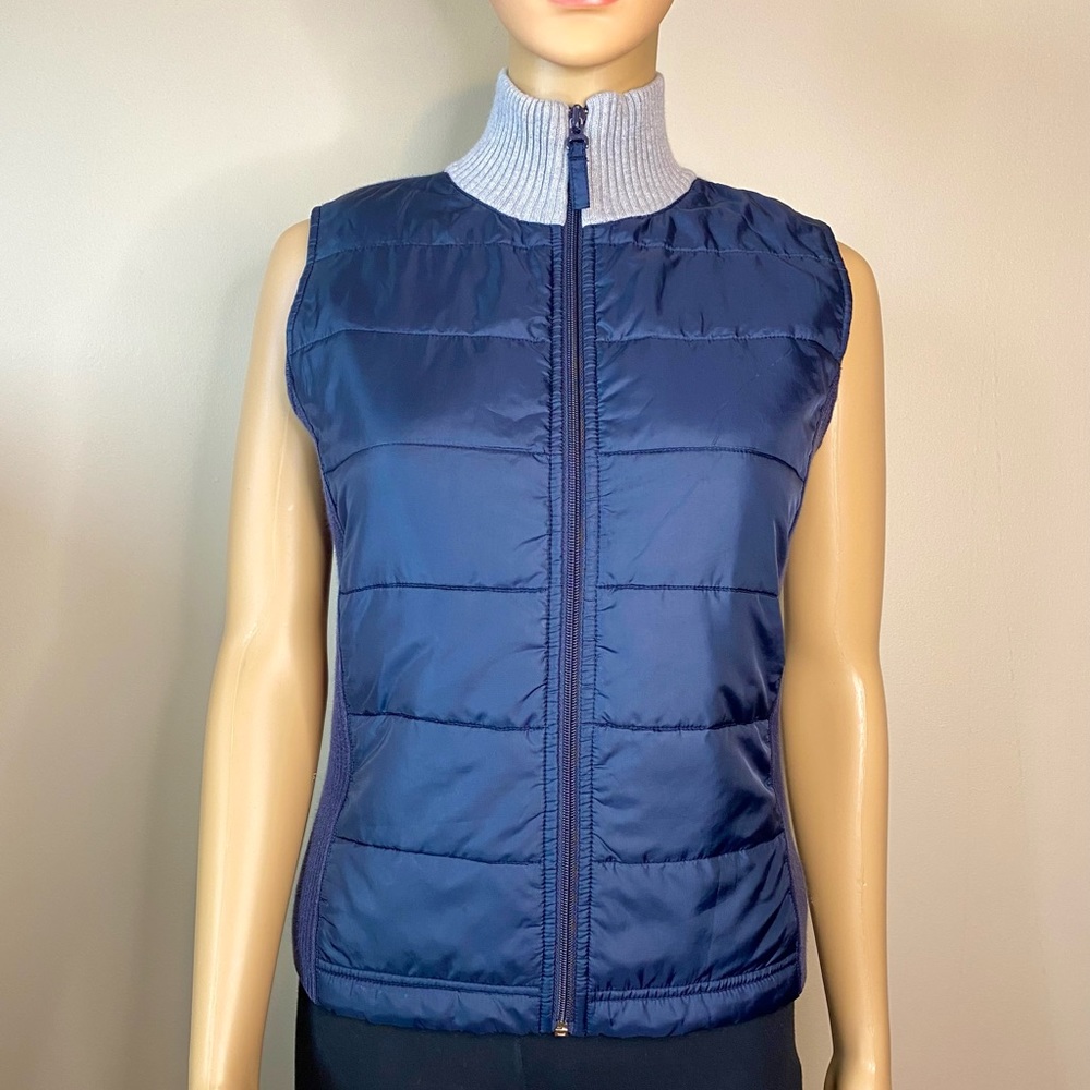 Tommy Hilfiger Blue Puffer Vest Vintage Y2K